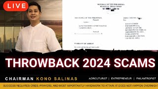 WARRANT OF ARREST NI KONO SALINAS LUMABAS NA ⛔ THROWBACK 2024 SCAMS ⛔ TRADEXPERT DELAY NA PAY-OUT