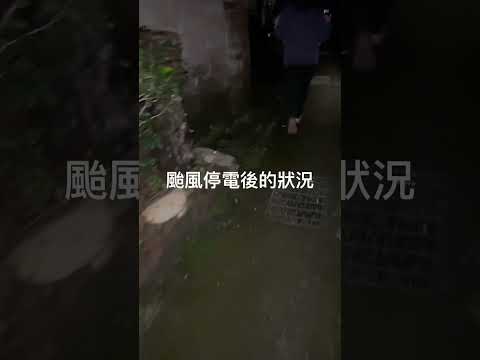 史上颱風後最久一次沒電，還要出來外面找地方 #2024 #桃園