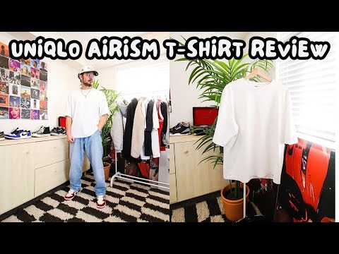 Uniqlo AIRism Oversized T Shirt Review - Fit + Sizing