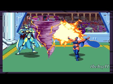 X-Men [Arcade] - (Storm & Nightcrawler) Final Boss Battle vs. Magneto & finale