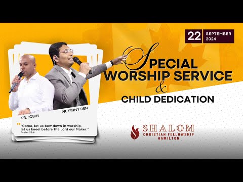 SUNDAY WORSHIP & CHILD DEDICATION | Shalom Hamilton