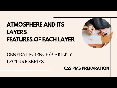 Atmosphere and its layers | Geography  lecture series | CSS 2022 | PMS 2022