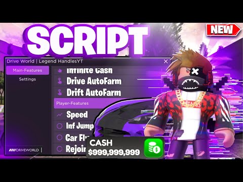 Roblox Drive World Script (INFINITE CASH, AUTOFARM, INF MONEY, MOBILE) *PASTEBIN*