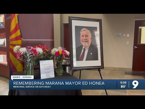 Late Marana Mayor Ed Honea's memorial service on Saturday