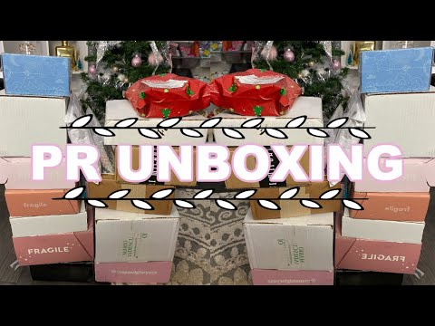 Pr Haul Unboxing Free Makeup Bloggers Get