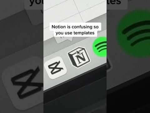 Notion too confusing? Try Notion templates #notion #notiontemplate #productivity