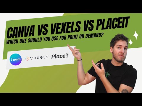 Canva vs Vexels vs Placeit — Which One Should You Use for Print on Demand?