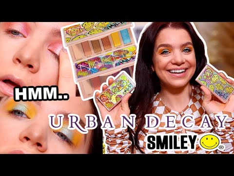 URBAN DECAY SMILEY MINI NAKED PALETTES REVIEW + 2 LOOKS