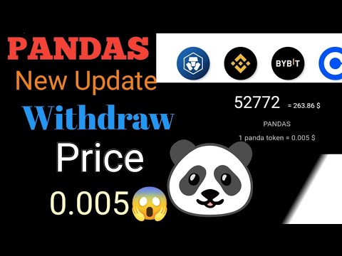 Pandas Airdrop New Update | Pandas Airdrop Listing | Pandas Airdrop Listing price |Pandas Withdraw