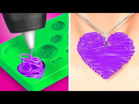 HOT GLUE MAGIC || Easy 3D Pen Jewelry Crafts And Cool DIY Ideas by 123 GO! Planet