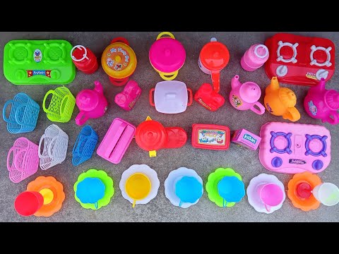 Diy unboxing amazing mini plastic kitchen set@existclay @miniclay5092