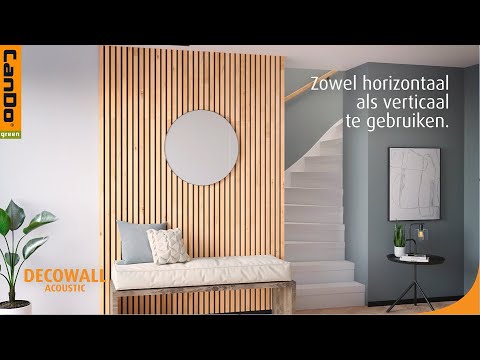 CanDo green Decowall Acoustic - snel en gemakkelijk een warme sfeer in huis!