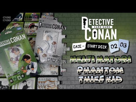 DETECTIVE CARD GAME CONAN | Start Deck 02/03 - Heiji Hattori / Phantom Thief Kid