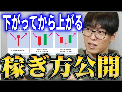 【テスタ】下がってから上がる時はこうやって稼ぎます【株式投資/切り抜き/tesuta/デイトレ/スキャ/初心者】