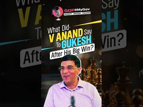 Vishwanath Anand on First Conversation with Gukesh D after his Historic Win