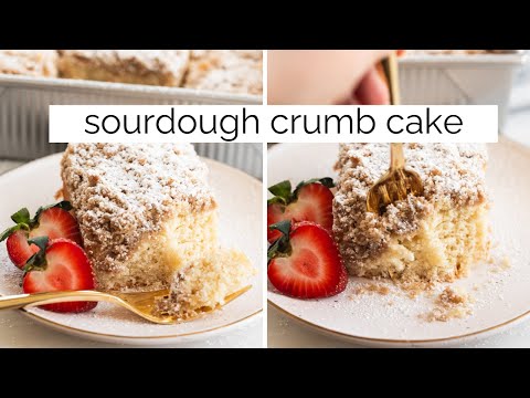 Sourdough Crumb Cake: The Best Way to Use Up Starter