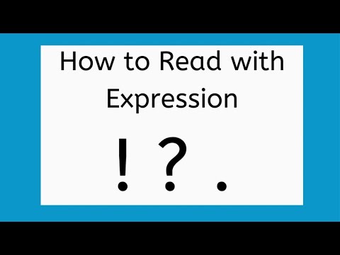 ?!.  Different types of sentences, Questions, Exclamations, and Statements, Reading with Expression