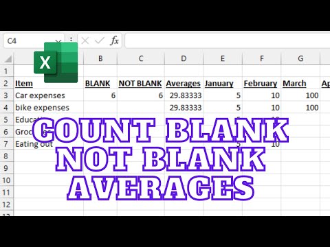 How to calculate number of cells containing content in Excel