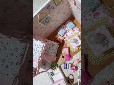 DIY miniature dollhouse kit #Shorts #diydollhouse #miniaturedollhouse #diyhouse