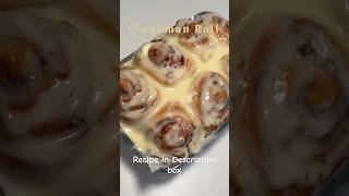 Cinnamon Roll Recipe || Christmas special dessert #ytshorts #cinnamonrollrecipe