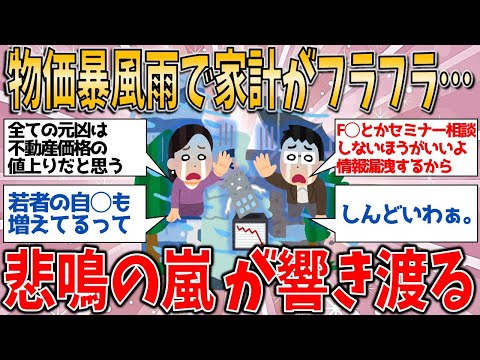 【有益スレ】物価暴風雨で家計がフラフラ…助けて！終わらない“悲鳴の嵐”が響き渡る日々！【ゆっくりガルちゃん解説】