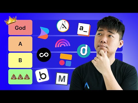 2025 No Code Web App Builders Tier List | 19 App Builders Ranked!