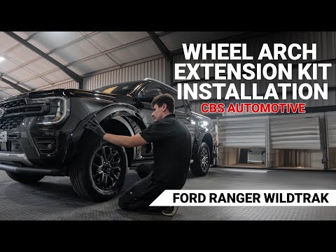 Wheel Arch Extension Kit Installed on Ford Ranger Wildtrak - Must See!