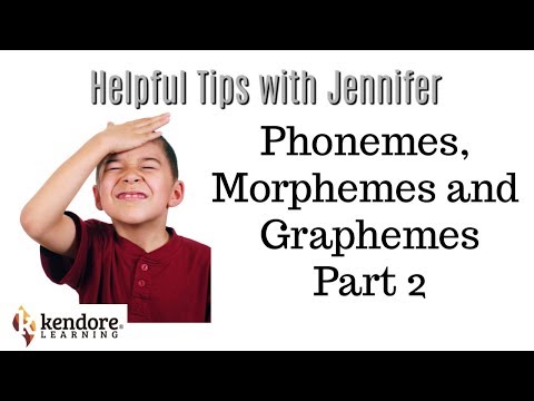 Phonemes, Graphemes, Morphemes More Info⎪Kendore Learning/Syllables Learning Center