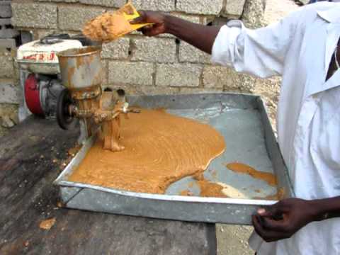 Making Peanut Butter in Haiti