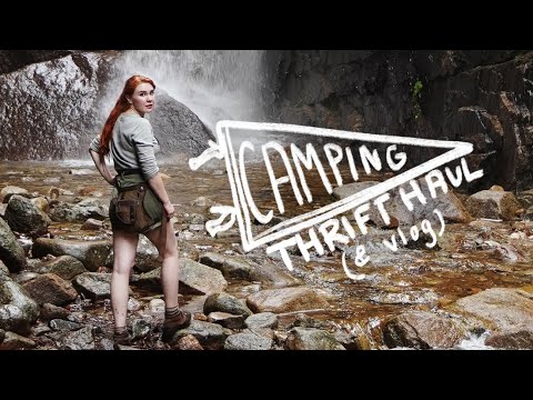 A Camping Thrift Haul! (& vlog hehe)