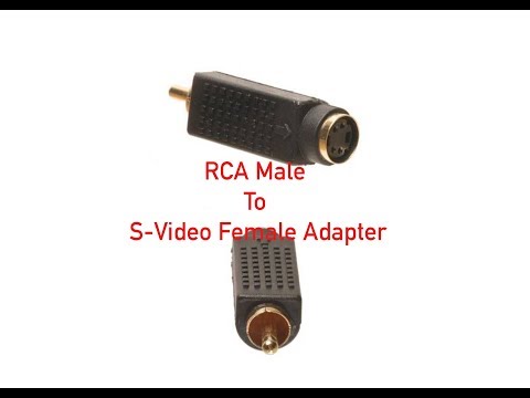 RCA Male to S-Video Female Adapter P#2513