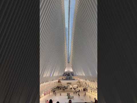 Inside the Oculus in New York: A state-of-the-art transportation hub and shopping center!