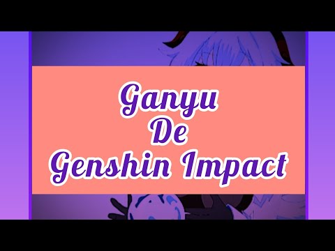 Dibujando a Ganyu De Genshin Impact💖