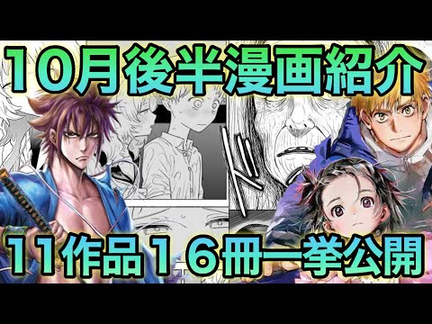 10月後半に買った漫画を紹介！【漫画紹介】