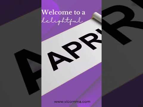 Happy New Month! April!  #newmonth #april #viralvideos