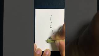 2 Faces Art || khunman #shorts #youtubeshorts #viral #share #subscribe #art #drawing #cute #face