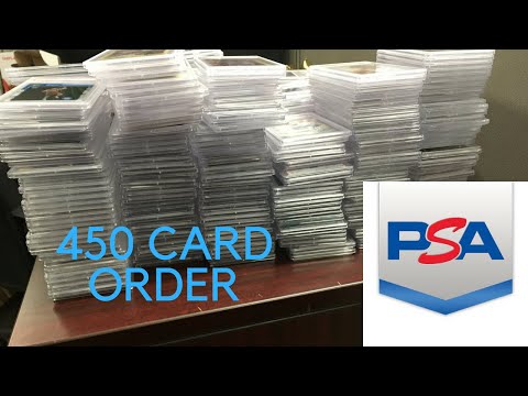 PSA 450 Card Order Arrives Back from California