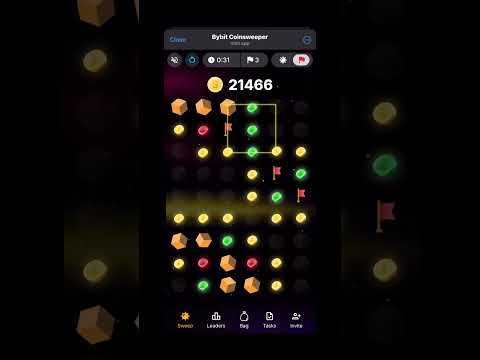 How to  play coin sweeper #airdropchannel #bitcoin #crypto #airdropcommunity #bybit