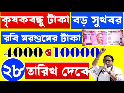 অবশেষে দ্বিতীয় কিস্তি টাকা দেওয়ার কাজ শুরু করা হল | krishak bandhu | krishak bandhu new update #wb