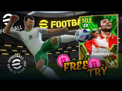 Trick To Get 102 Rated Epic H. Stoichkov For Free 🤯 | eFootball 2024 Mobile