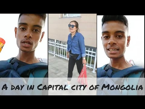 A day in Capital city of Mongolia with local