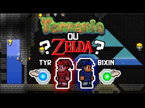 JOGUEI ZELDA NO TERRARIA COM UM AMIGO?! - ft. @Bixin1