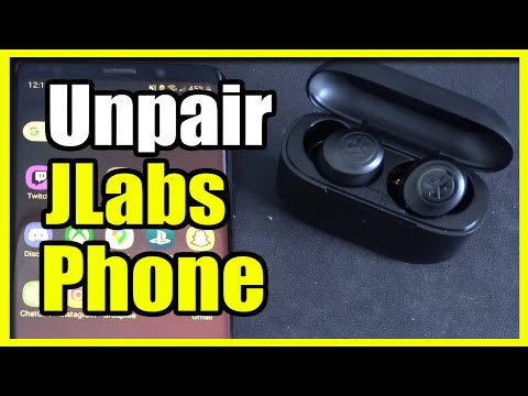 How to Unpair & Disconnect JLab Wireless Earbuds on Android Phone (Bluetooth Settings)