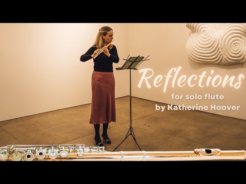 Reflections for solo flute by K. Hoover | live performance in NYC