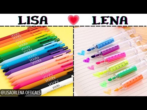 LISA OR LENA SCHOOL SUPPLIES 😍