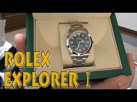 【高級時計】ROLEX　EXPLORER1エクスプローラ1を購入！！開封＆レビュー　ｂｙふーじー