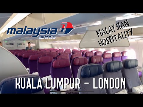 14 Hours on MALAYSIA AIRLINES A350-900 (ECONOMY)  | Kuala Lumpur - London | MH004