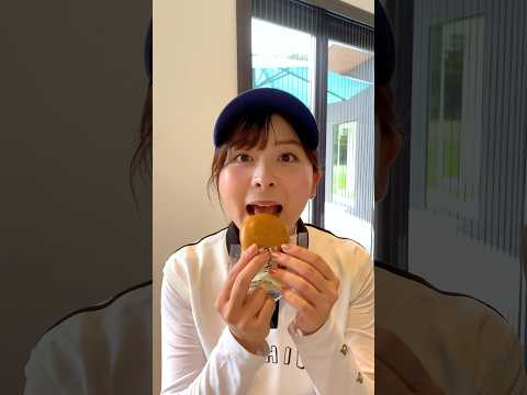 【名古屋名物】生なごやんを食す！もっちもちで美味しい😋 #shorts #なみきゴルフ #ゴルフ女子 #ゴルフ #なごやん