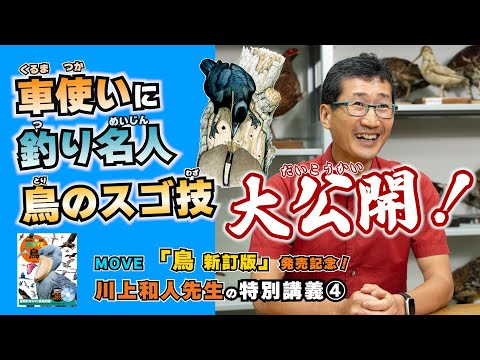 【図鑑MOVEミニ講義④】「道具を使う鳥」について鳥類学者・川上和人先生が解説！