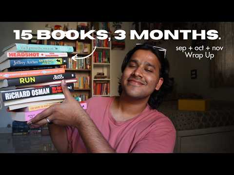 all the books I read in the last 3 months... // Sep + Oct + Nov Wrap Up 📚